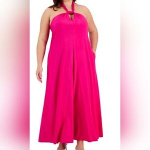 INC International Concepts Strapless Pink Maxi Dress Nwts